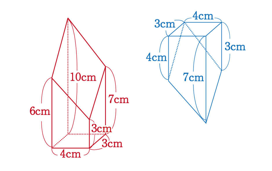 数学 斜めに切断された円柱 四角柱の体積は こう解くべし 受験の秒殺テク 6 勉強の悩み 疑問を解消 小中高生のための勉強サポートサイト Shuei勉強labo